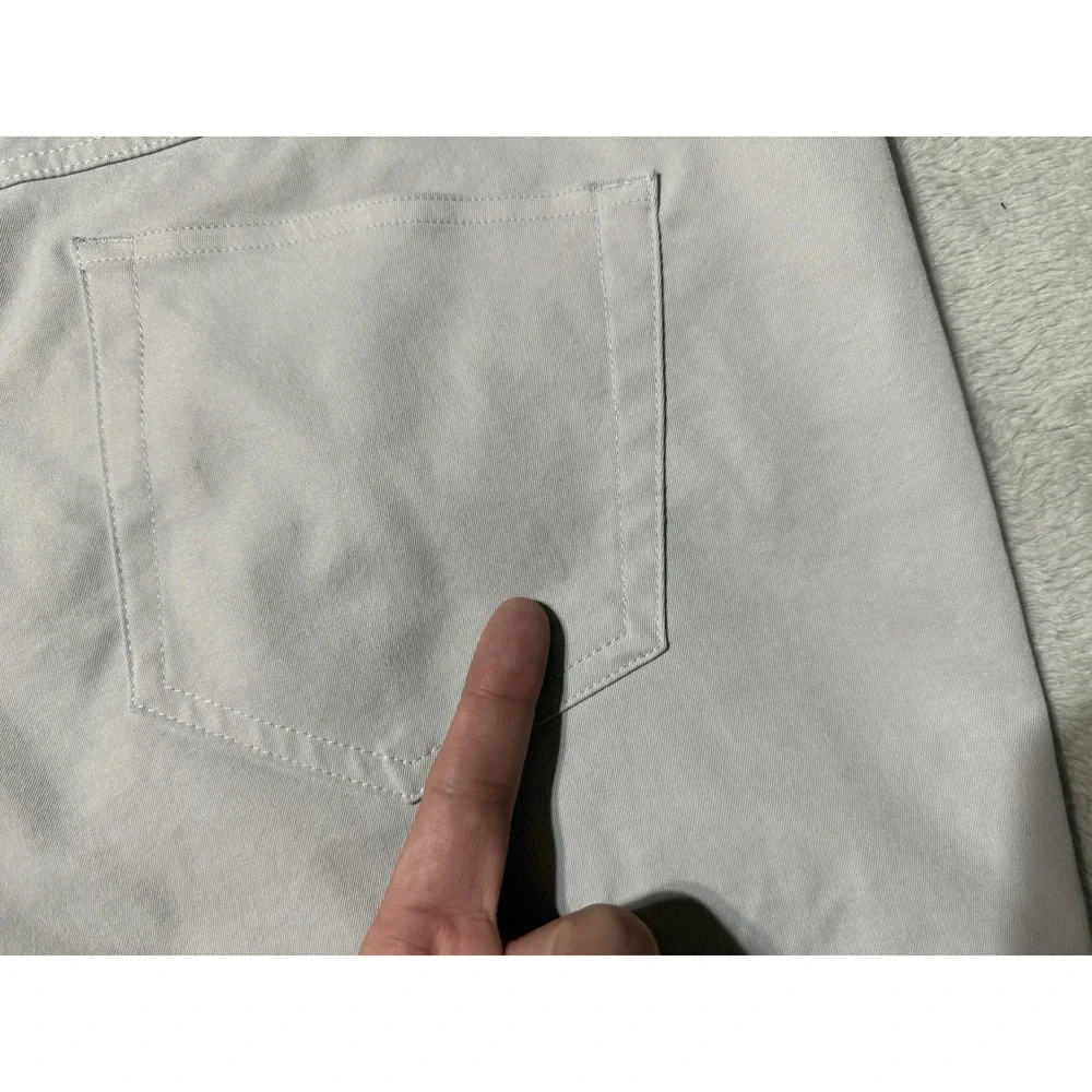 Peter Millar EB66 Performance Five Pocket Pants Mens 39x28 British Grey